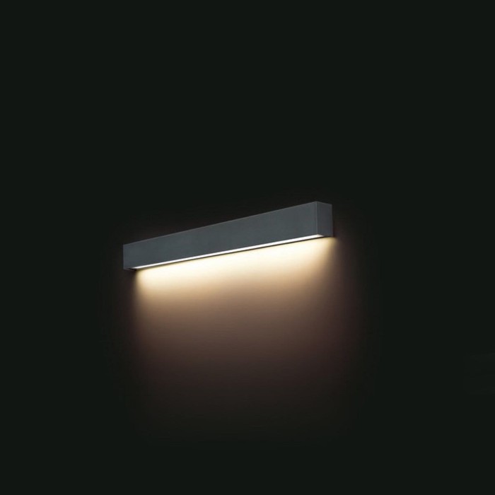Kinkiet STRAIGHT WALL LED 90 - grafitowy