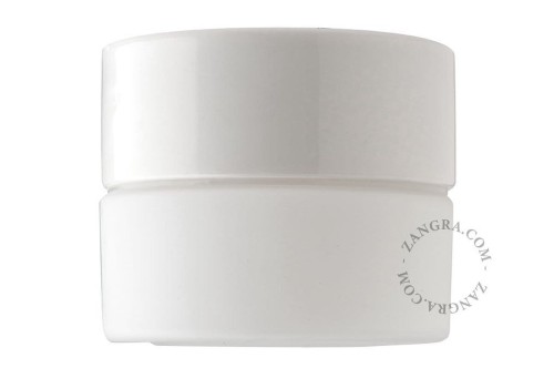 Wodoodporna lampa ścienna 017 biała - Zangra