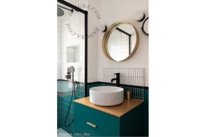 Wodoodporna lampa 017 czarna - Zangra