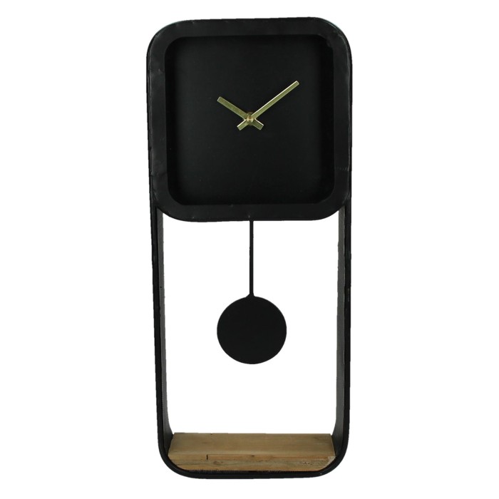 Zegar ścienny LUCE czarny - Pomax