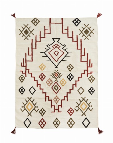 Ręcznie tkany dywanik bawełniany INDIAN Madam Stoltz