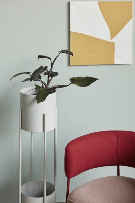 Stojak na rośliny szary - Hübsch