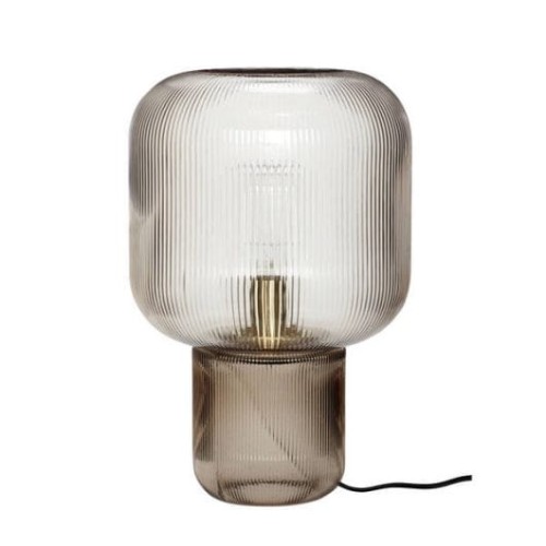 Lampa stołowa ELLI smoke - Hübsch