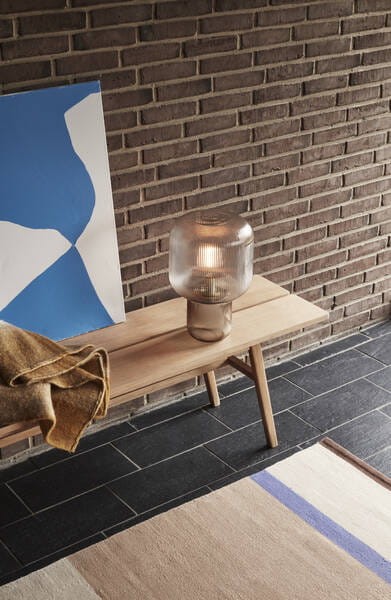 Lampa stołowa ELLI smoke - Hübsch