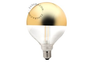 Żarówka LED CROWN złota- Zangra