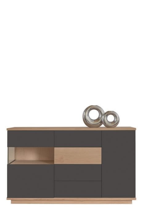 Komoda O2 SENALES emalia antracyt