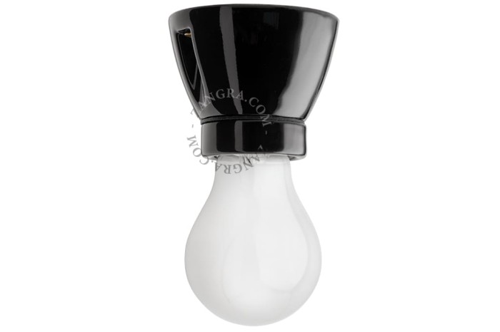 Porcelanowa oprawka czarna 020 - Zangra