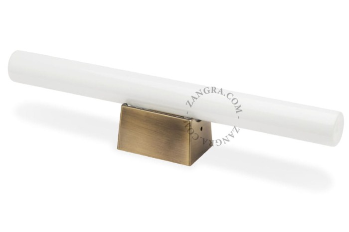 Lampa STICK mosiężna podstawa + żarówka LED 30 cm - Zangra