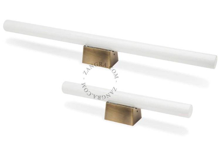 Lampa STICK mosiężna podstawa + żarówka LED 30 cm - Zangra