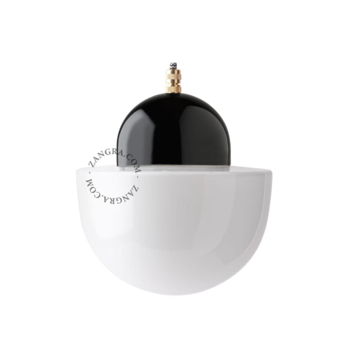 Lampa wisząca EGG 021 czarna - Zangra