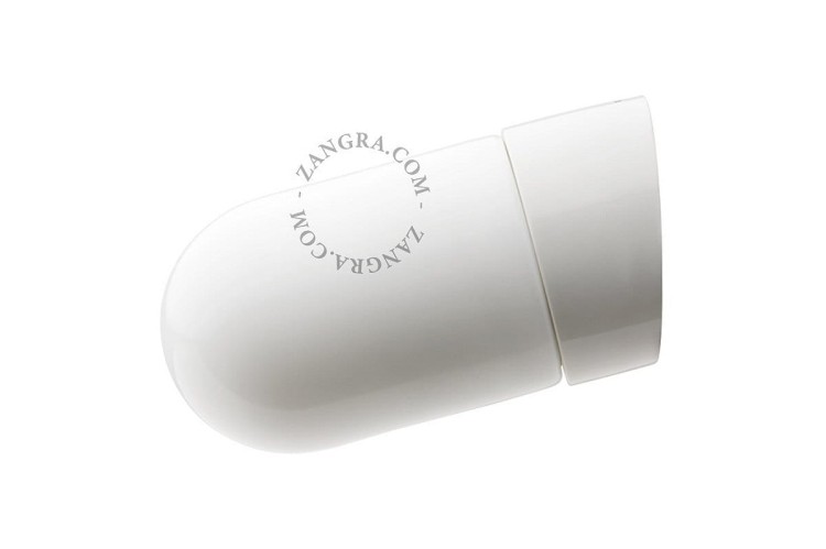 Wodoodporna lampa ścienna  klosz 009 szkło opalowe - Zangra