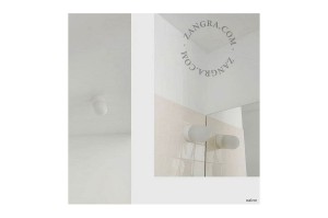 Wodoodporna lampa ścienna  klosz 009 szkło opalowe - Zangra