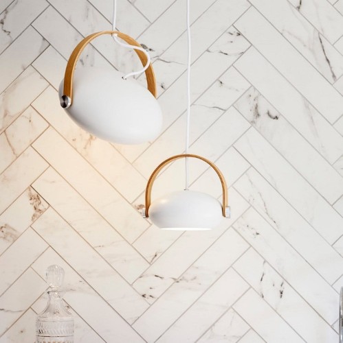 Lampa wisząca DC 18 biała - Halo Design