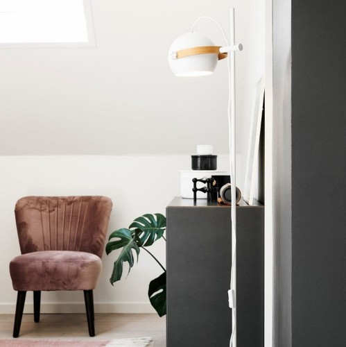 Lampa podłogowa DC FLOR biała - Halo Design