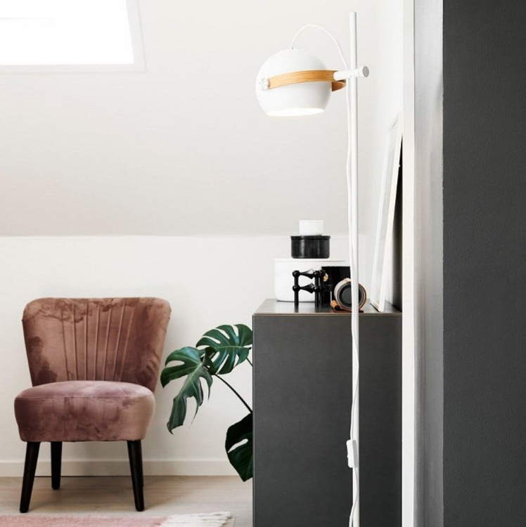 Lampa podłogowa DC FLOR biała - Halo Design