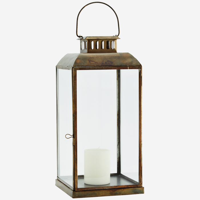 Lampion JOYE M postarzany mosiądz  - Madam Stotz