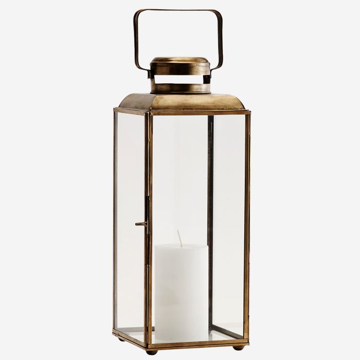 Lampion GUSS antyczny mosiądz - Madam Stoltz