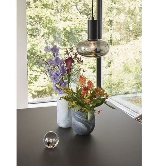 Lampa wisząca MIRRA czarna- Hübsch