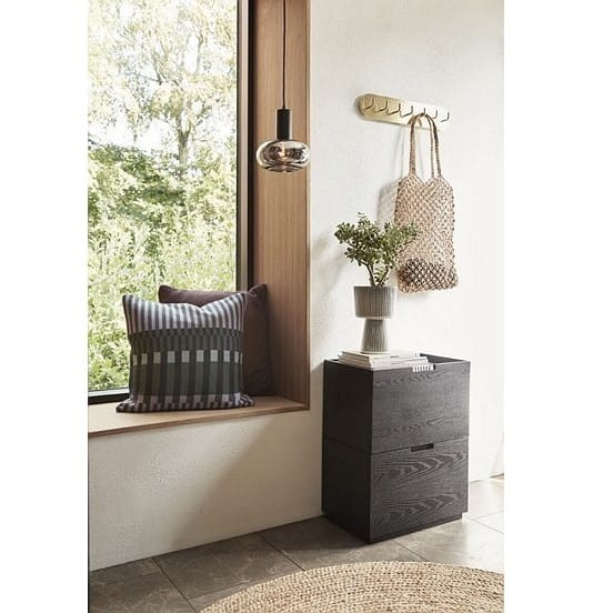 Lampa wisząca MIRRA czarna- Hübsch
