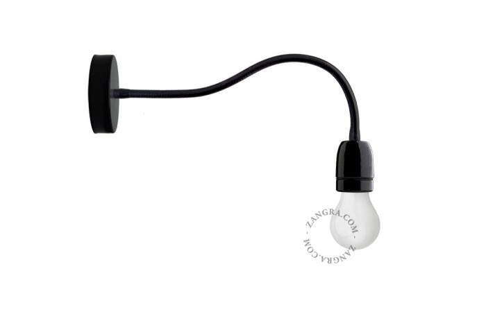 Kinkiet FLEXIBLE ARM- czarny- Zangra