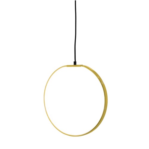 Lampa wisząca ROUND LED złota - Bloomingville