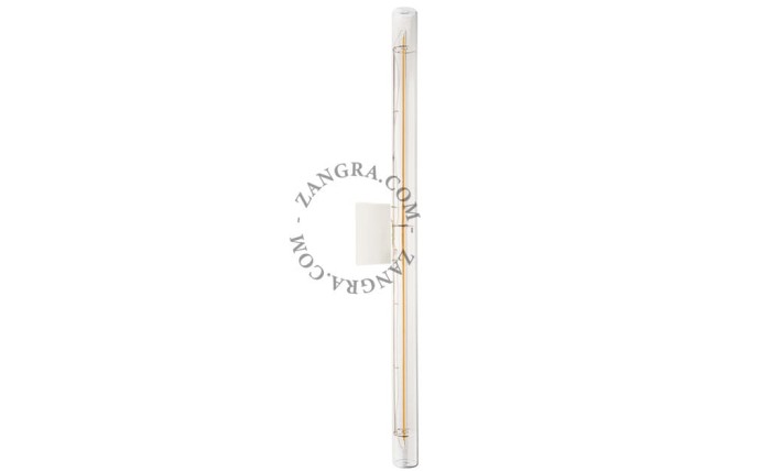Lampa STICK biały szkło + żarówka LED 50 cm - Zangra
