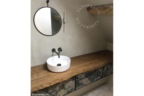 Lampa STICK biały szkło + żarówka LED 50 cm - Zangra