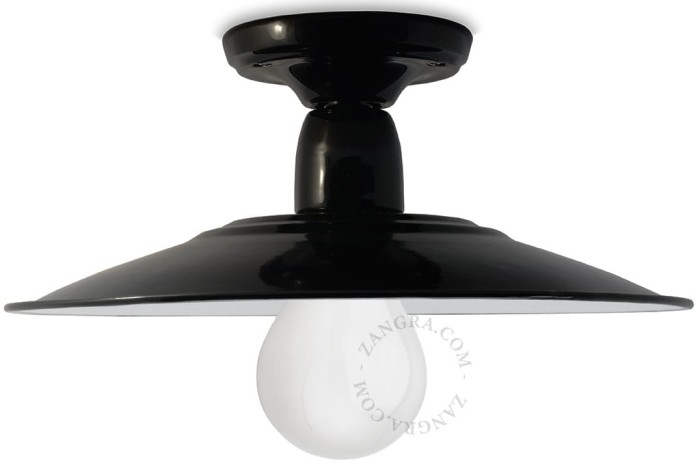 Lampa wisząca VINTAGE porcelana/emalia- Zangra