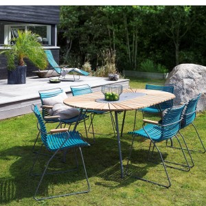 Krzesło CLICK z podłokietnikami czarne - HOUE