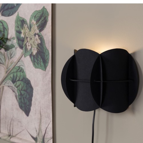 Lampa ścienna CORRIDOR czarna - Dutchbone