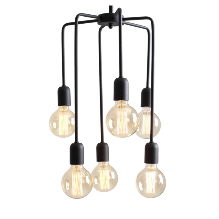 Lampa sufitowa VANWERK TALL - czarny