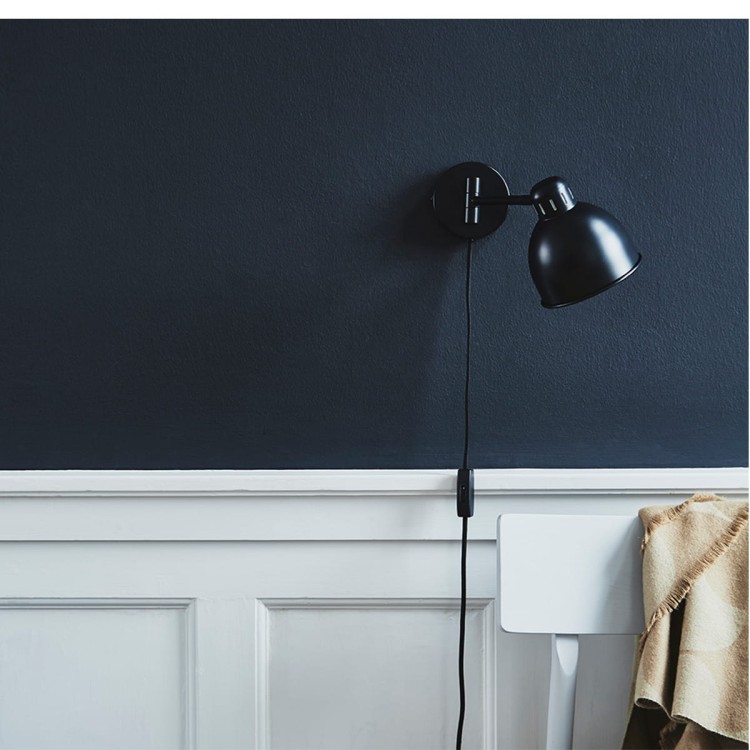 Lampa ścienna JOB MINI czarna - Frandsen