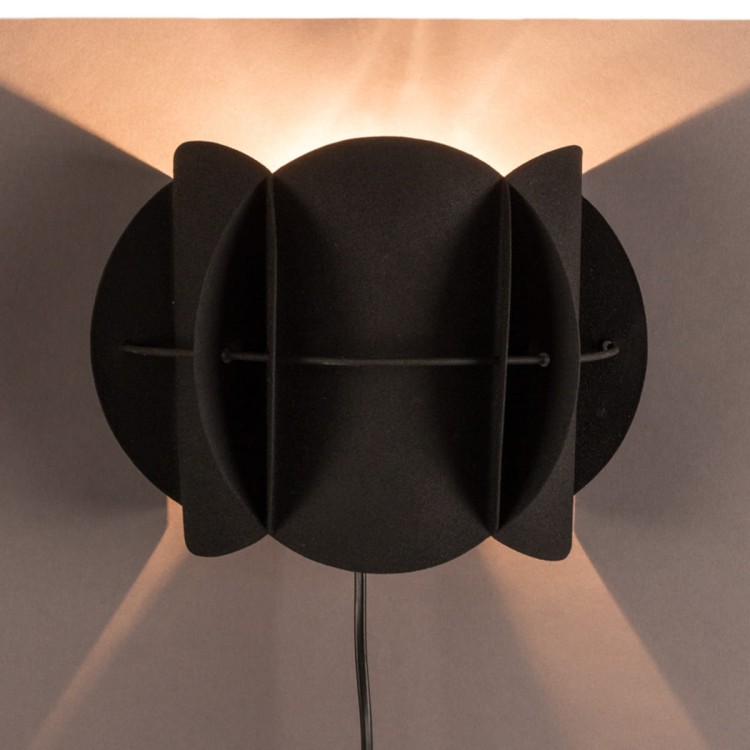 Lampa ścienna CORRIDOR czarna - Dutchbone