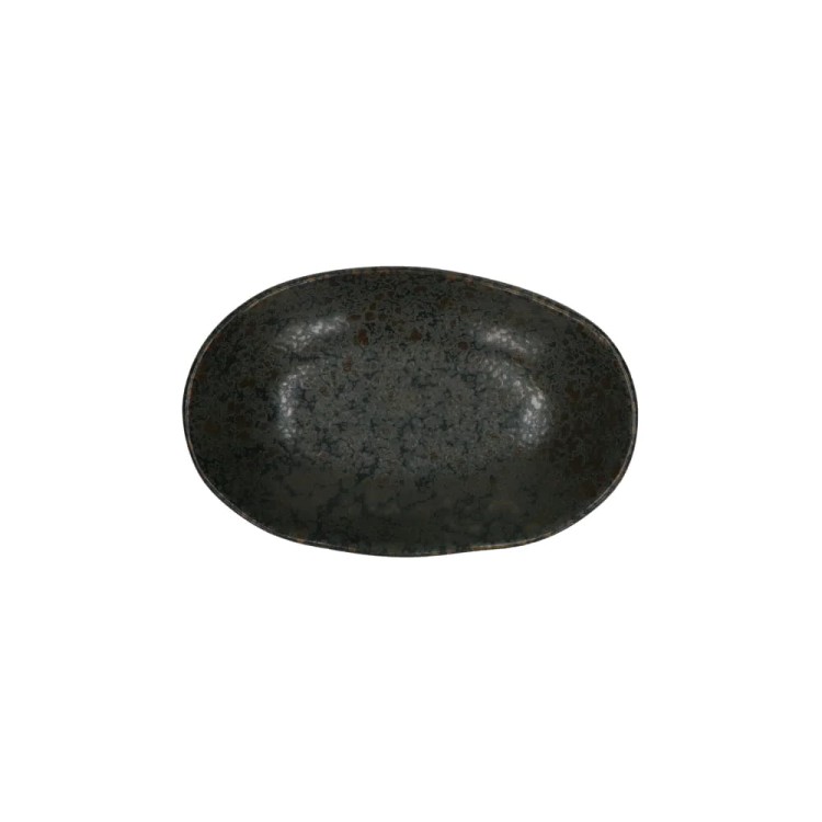 owalny talerz BASALT S- czarny, Pomax