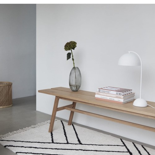 Lampa biurkowa GLOBAL biała - Hübsch