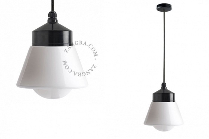 Lampa wisząca BAUHAUS , klosz do wyboru - Zangra