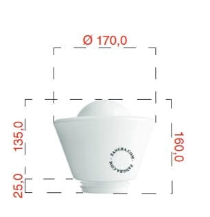 Lampa wisząca BAUHAUS , klosz do wyboru - Zangra