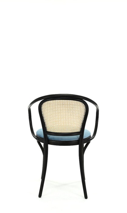 Fotel B-9/4 opar. wyplot, siedz. tapicerka - Fameg