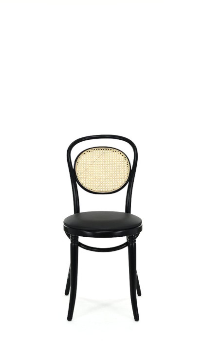 Krzesło A-10/1 opar. wyplot, siedzisko tapi. - Fameg