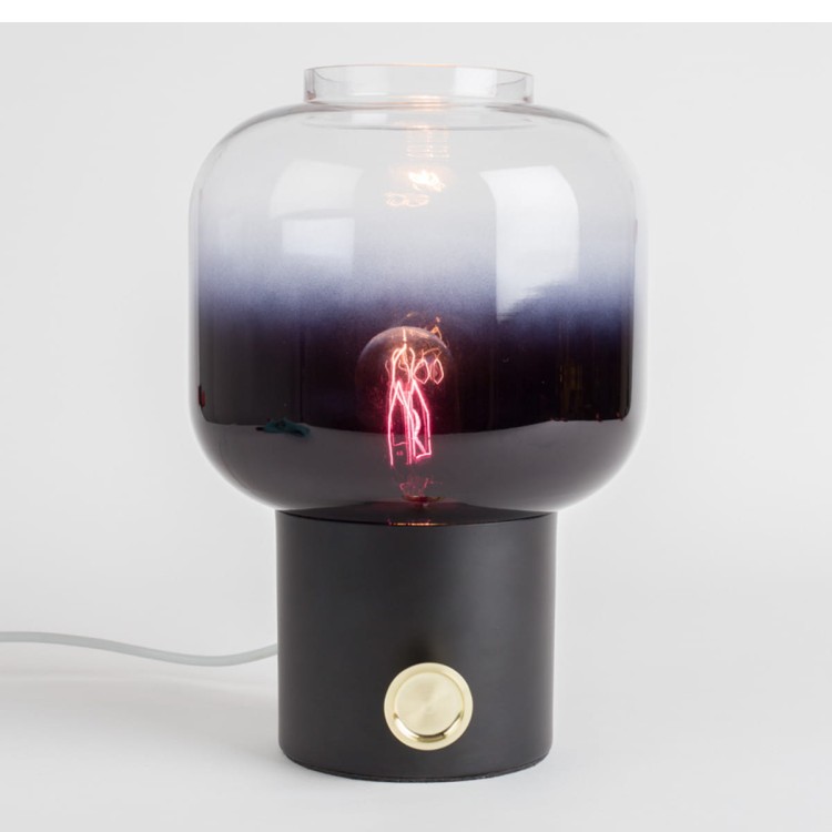 Lampa stołowa MOODY czarna - ombré - Zuiver