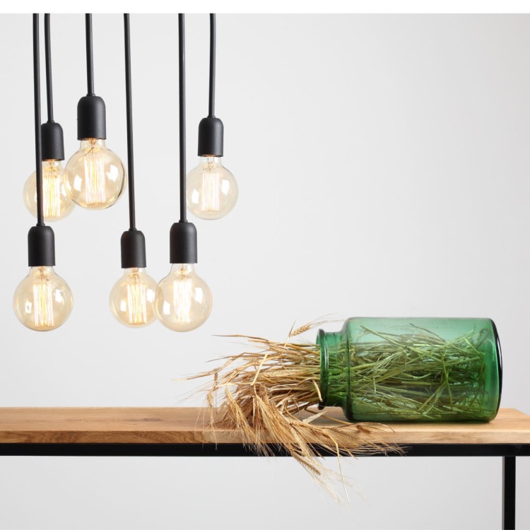 Lampa sufitowa VANWERK TALL - czarny