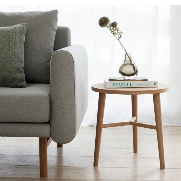 Zestaw 3 stolików OAK /FSC NATURE SOFT - Hübsch