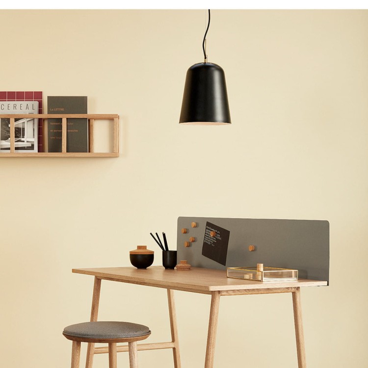 Lampa wisząca METAL TUBE czarna - Hübsch