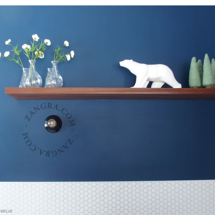 Oprawa porcelanowa 001 czarna - Zangra