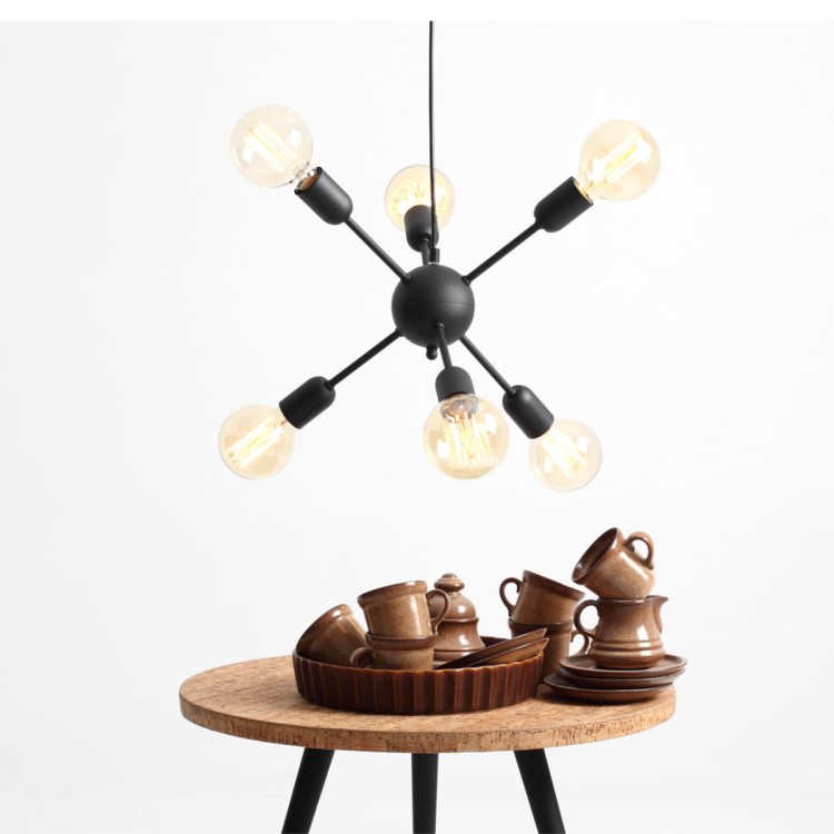 Lampa wisząca VANWERK BALL - czarna
