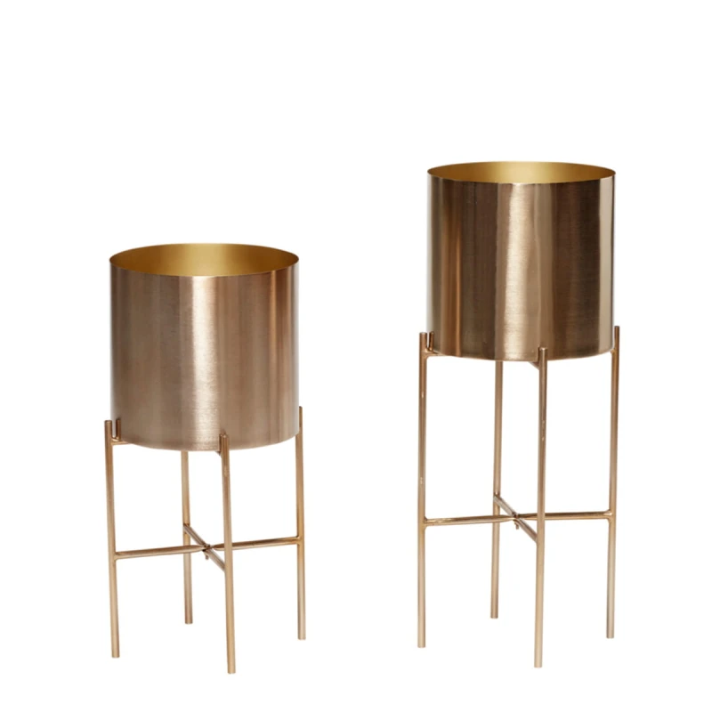 Zestaw donic na nóżkach mosiężny - Hübsch