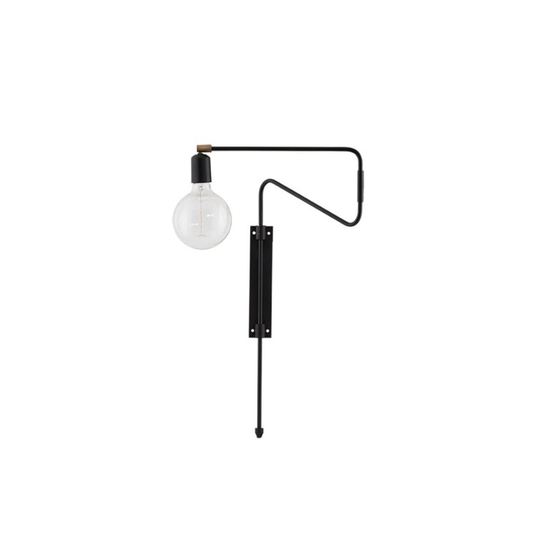 Kinkiet SWING SMALL czarny - House Doctor