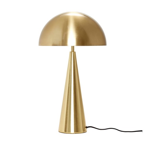 Lampa stołowa MUSH złota - Hübsch