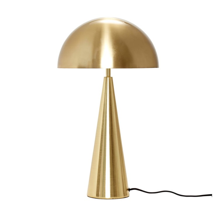 Lampa stołowa MUSH złota - Hübsch