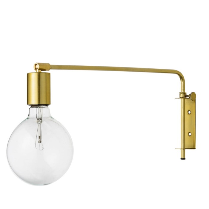 Kinkiet SIMPLE LARGE mosiężny - Bloomingville